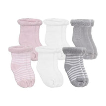 Kushies Baby - 6Pk Socks Terry, 3/6M Image 1