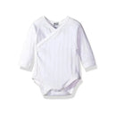 Kushies Baby Classics Side Wrap Long Sleeves Bodysuit White Image 1