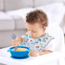 Kushies Baby Silibowl & Spoon Set, Girl Image 6