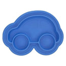 Kushies Baby Siliplate Mess-free Silicone Plate, Azure Image 1