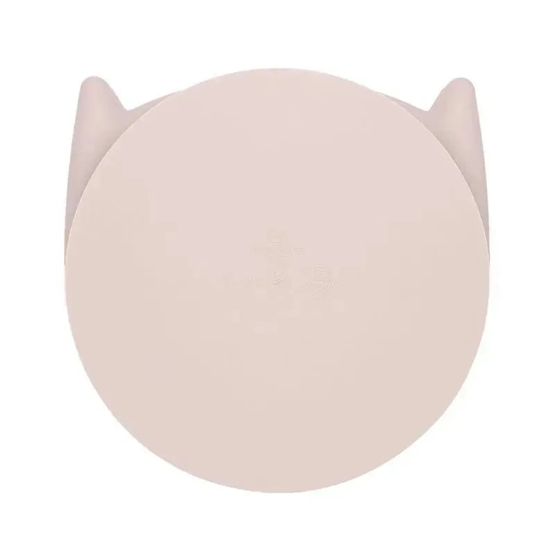 Kushies Baby - SILLYKITTY Unbreakable Fun Baby and Toddler Silicone Plate with Suction, Pink Image 1