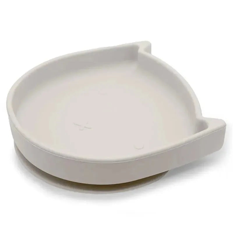 Kushies Baby - SILLYKITTY Unbreakable Fun Baby and Toddler Silicone Plate with Suction, Sand Image 2