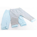Kushies Grey & Blue Baby Boy Pants 2Pc Set Image 3