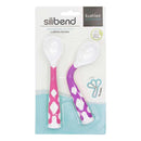 Kushies Silibend Bendable Spoon 2-Pack (Pink/ Mauve) Image 3