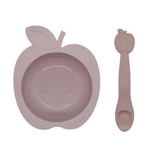 Kushies - Silibowl Silicone Bowl and Spoon, Pink Image 1