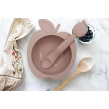 Kushies - Silibowl Silicone Bowl and Spoon, Pink Image 2
