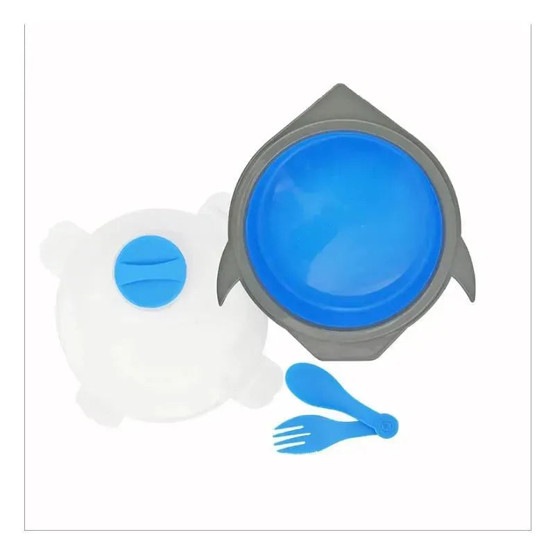 Kushies Silibox Silicone Container, Blue | Baby Food Storage Container Image 5