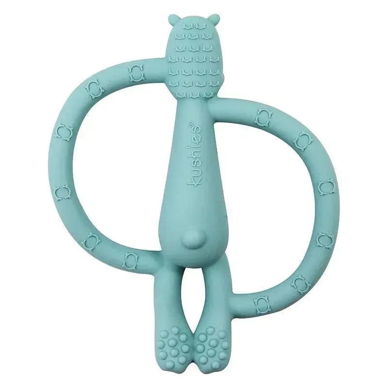 Kushies Silisafari Silicone Teether Hippo Image 3