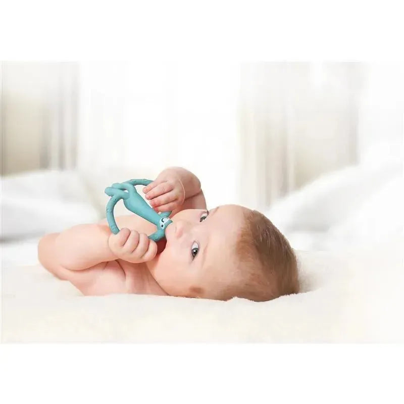 Kushies Silisafari Silicone Teether Hippo Image 9