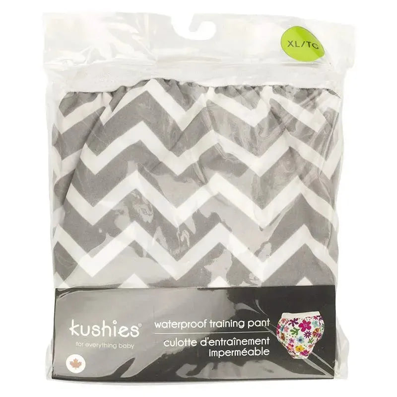 Kushies Taffeta Waterproof Training Pant, Grey Chevron Image 2