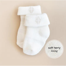 Kyte Baby 3Pk Socks In Cloud Image 2