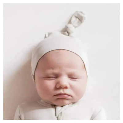 Kyte Baby - Bamboo Baby Knotted Cap In Oat Image 1