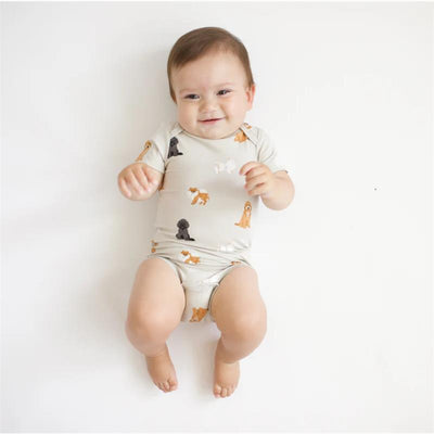 Kyte Baby - Baby Neutral Bodysuit In Fluffy Dog Image 1