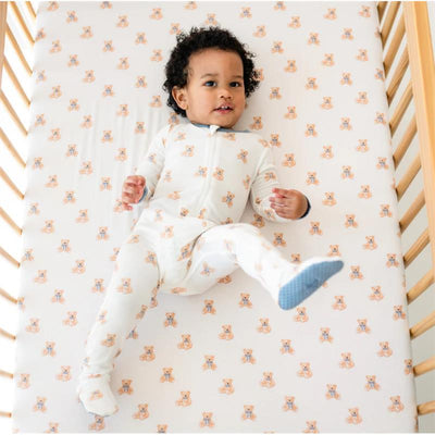 Kyte Baby - Baby Neutral Zippered Footie In Teddy Bear Image 1