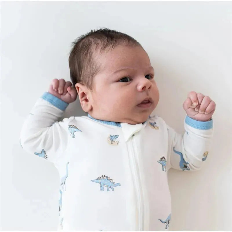 Kyte Baby - Baby Zippered Footie In Jurassic Image 3