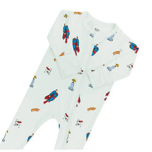 Kyte Baby - Bamboo Zippered Footie In Superman Image 2