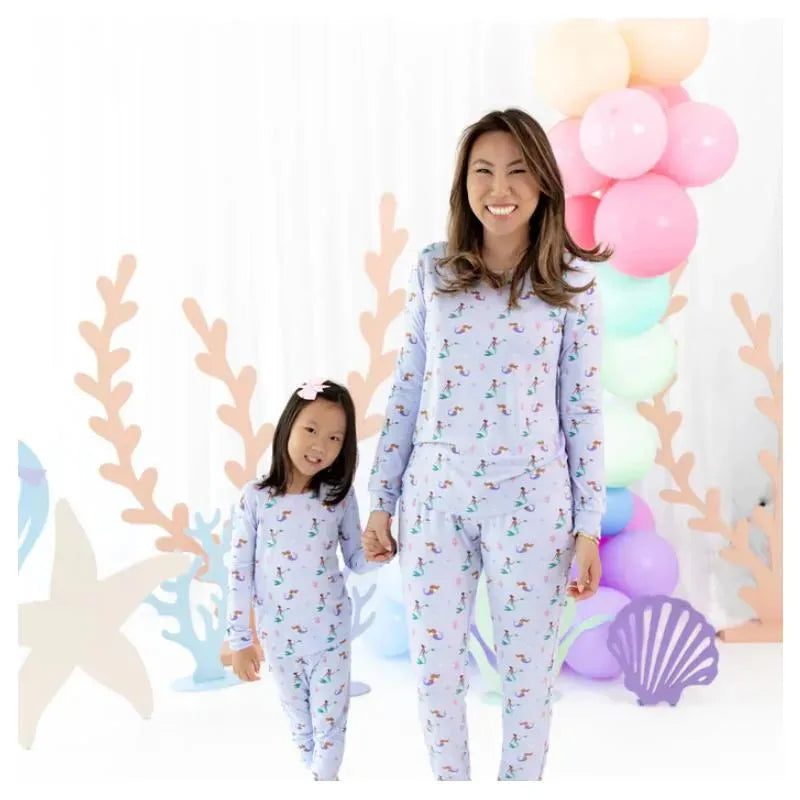 Kyte Baby - Long Sleeve Pajamas In Mermaid Image 3