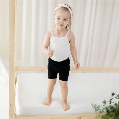 Kyte Baby - Spaghetti Strap Body Leotard In Cloud 2T Image 1