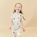 Kyte Baby - Toddler Neutral Short Sleeve Pajamas In Fluffy Dog Image 4