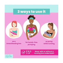 La Vie - Pump Strap Hands-Free Pumping & Nursing Bra, Black Image 2