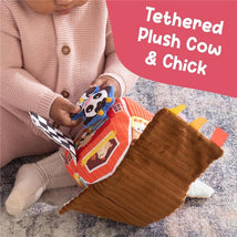 Lamaze - Peek-a-Moo Friendly Barn, Educational Sensory Toys with Plush Farm Animals and Soft Barn Image 2