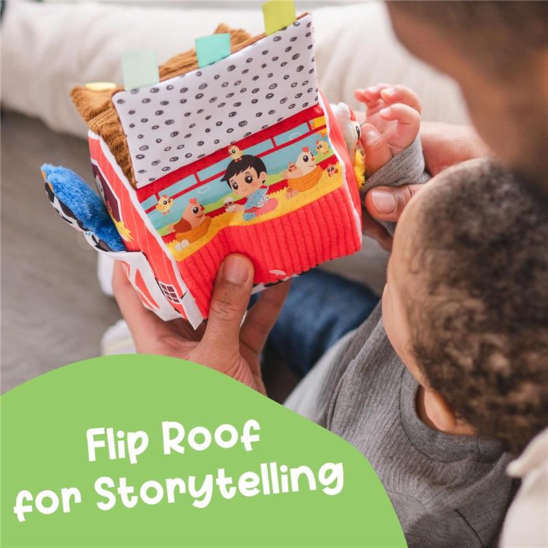 Lamaze - Peek-a-Moo Friendly Barn, Educational Sensory Toys with Plush Farm Animals and Soft Barn Image 3