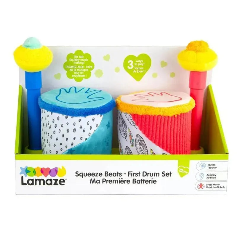 Lamaze - Squeeze Beats First Drum Set - Musical Baby Toys Image 7