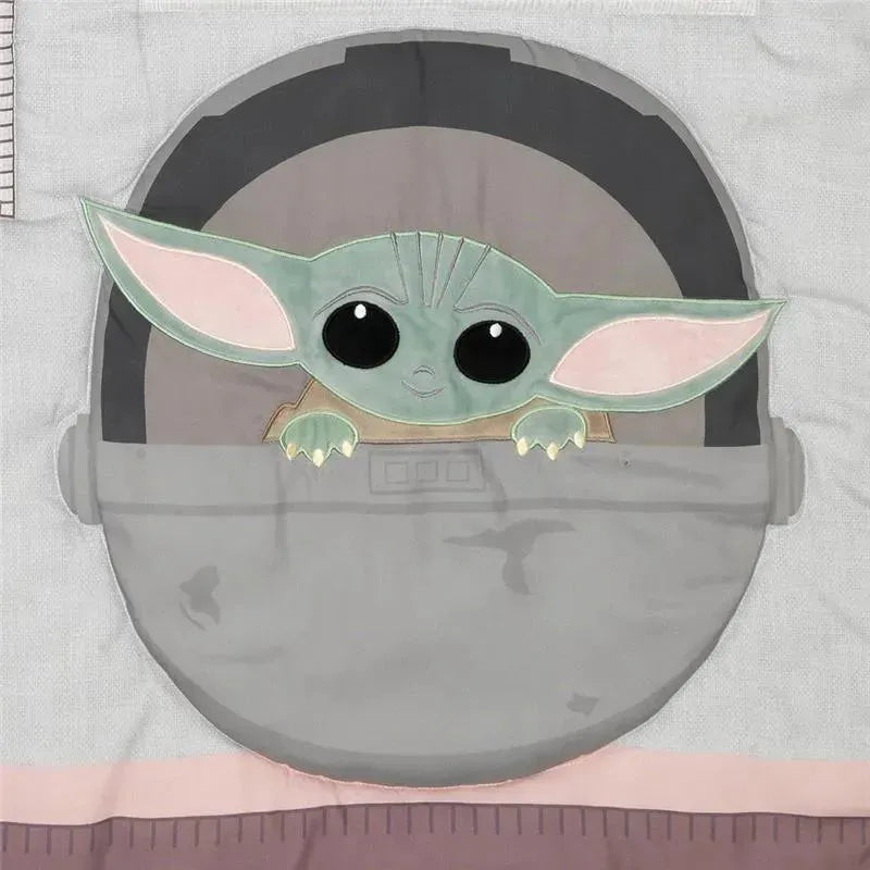 Lambs & Ivy - 3Pk Star Wars The Child Baby Yoda Baby Crib Bedding Set Image 7
