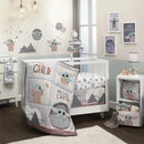 Lambs & Ivy - 3Pk Star Wars The Child Baby Yoda Baby Crib Bedding Set Image 1