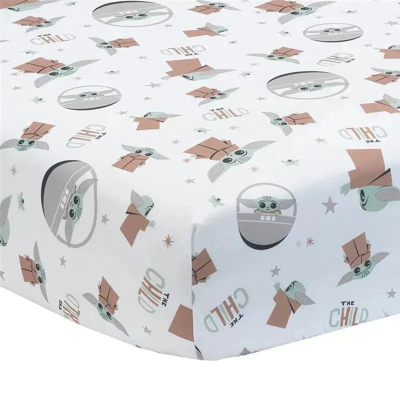 Lambs & Ivy - 3 Piece Baby Bedding Set, The Child Baby Yoda Image 4