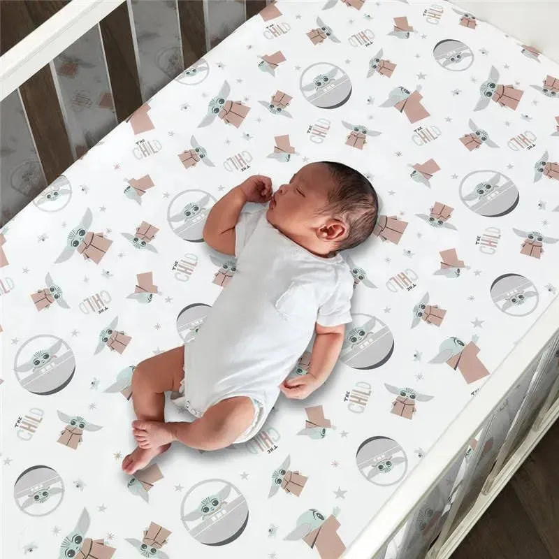 Lambs & Ivy - 3 Piece Baby Bedding Set, The Child Baby Yoda Image 5