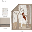 Lambs & Ivy - 3-Piece Bedding Set, Treetop Fox Woodland Tree Image 4