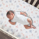 Lambs & Ivy - Baby Blooms Watercolor Floral/Butterfly Cotton Fitted Crib Sheet Image 4