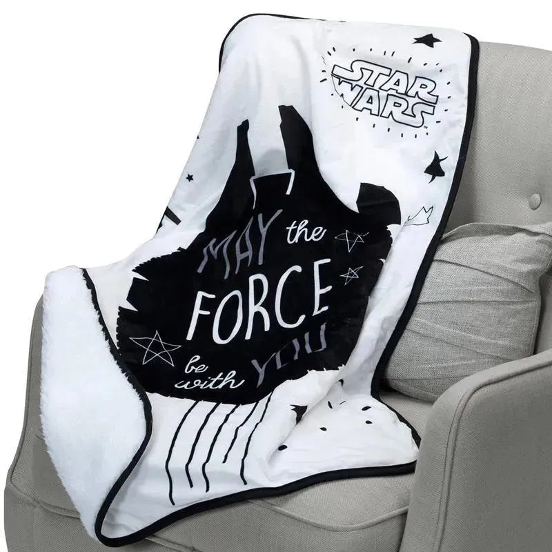 Lambs & Ivy - Baby Sherpa Blanket, Stars Wars Millennium Falcon Image 6