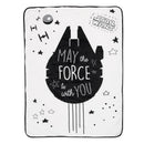 Lambs & Ivy - Baby Sherpa Blanket, Stars Wars Millennium Falcon Image 1