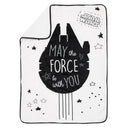 Lambs & Ivy - Baby Sherpa Blanket, Stars Wars Millennium Falcon Image 2