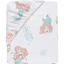 Lambs & Ivy - Bedtime Originals Disney Baby The Little Mermaid White Fitted Crib Sheet, Ariel  Image 3