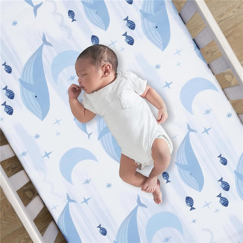 Lambs & Ivy Bubble & Squirt 3-Piece Crib Bedding Set Image 6