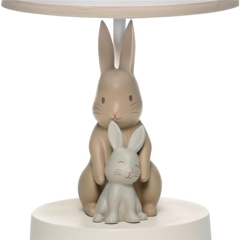 Lambs & Ivy Bunny Hop Organic Cotton Lamp With Shade Image 3