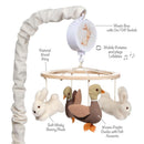 Lambs & Ivy Bunny Hop Organic Cotton Musical Mobile Image 2