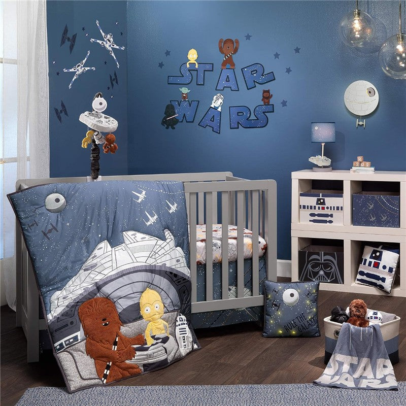Lambs & Ivy - Changing Pad Cover, Stars Wars Millennium Falcon Image 4