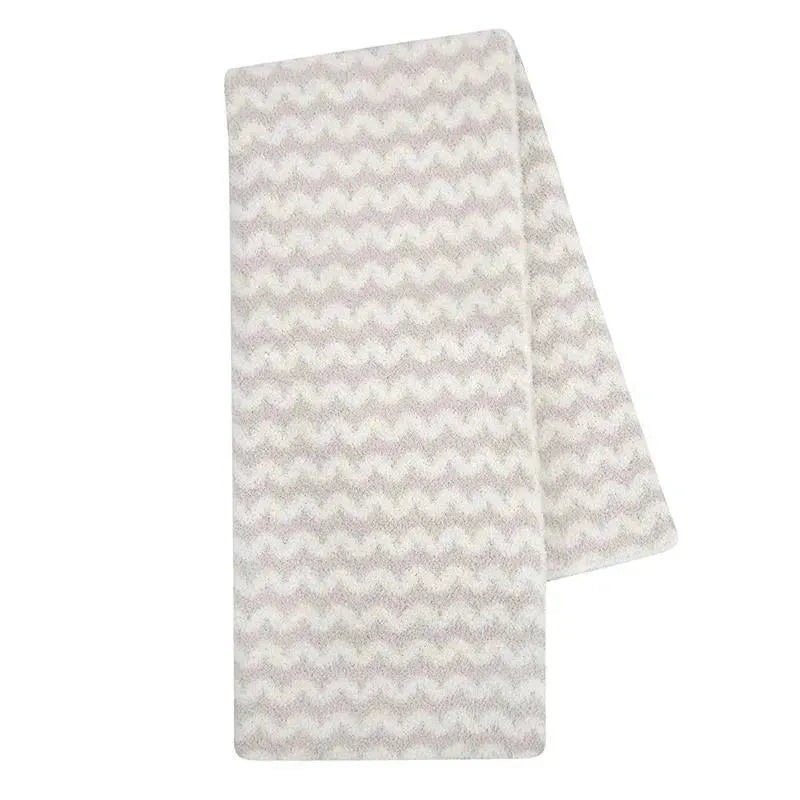 Lambs & Ivy Chevron Chenille Soft Baby Blanket Image 1