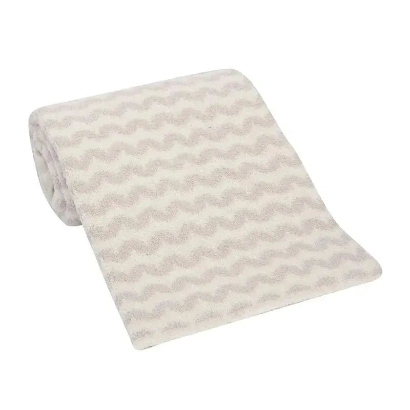 Lambs & Ivy Chevron Chenille Soft Baby Blanket Image 3