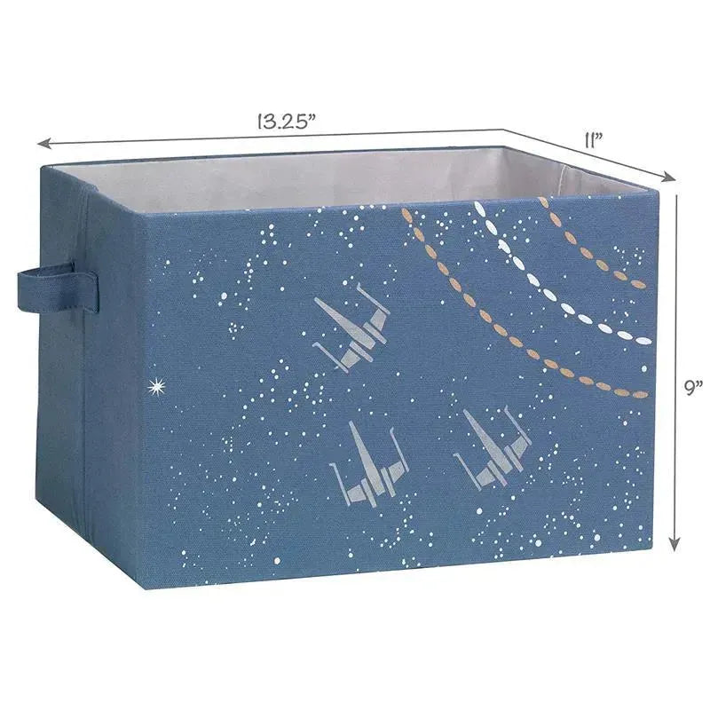 Lambs & Ivy Collapsible Storage Bin Organizer, Galaxy Image 3