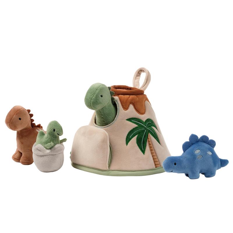 Lambs & Ivy - Dino-Might Plush Dinosaur Volcano Interactive Soft Toy Play Set Image 8