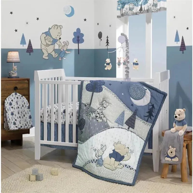 Lambs & Ivy - Disney Baby Forever Pooh Gray Lamp with Shade & Bulb Image 2