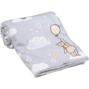 Lambs & Ivy - Disney Hunny Bear Winnie The Pooh Gray Soft Sherpa Baby Blanket Image 4