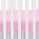 Lambs & Ivy Disney Minnie Mouse 4-Piece Crib Bedding Set, Gray/Pink Image 17