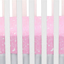Lambs & Ivy Disney Minnie Mouse 4-Piece Crib Bedding Set, Gray/Pink Image 17