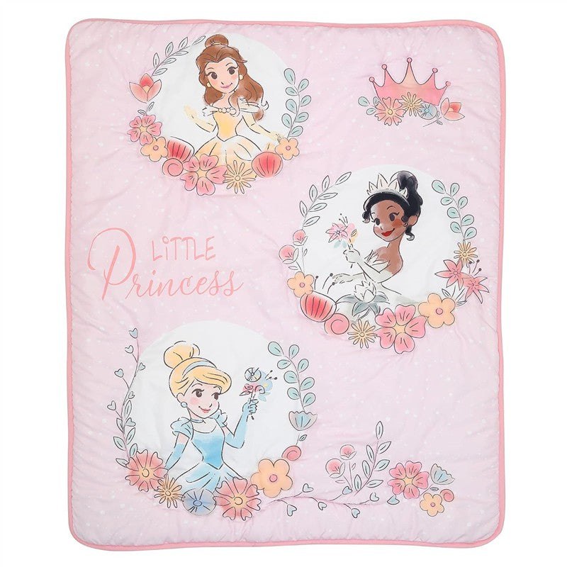 Lambs & Ivy - 3Pk Disney Princesses Nursery Baby Crib Bedding Set Image 3